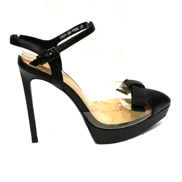 Туфли женские L801-25-T809-черный — фото 3