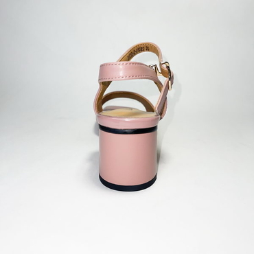 Туфли летние женские 31C18-2-013XS-розовый нат. кожа — фото 3
