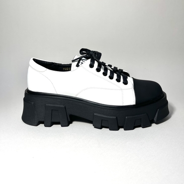 Туфли женские N0202-2-бело-черный — фото 4