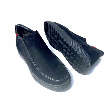 Ботинки мужские ES75105-2-черный  текстиль — фото 5