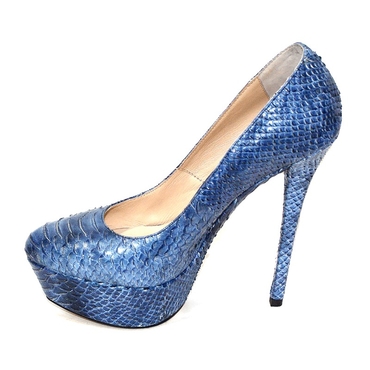 Туфли женские  235-101-синий — фото 3