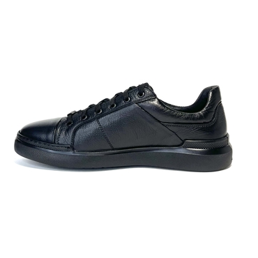 Туфли спортивные мужские В299ЧП-черный нат. кожа — фото 2