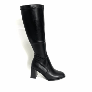 Сапоги женские 938059/07-01-черный иск. кожа — фото 4