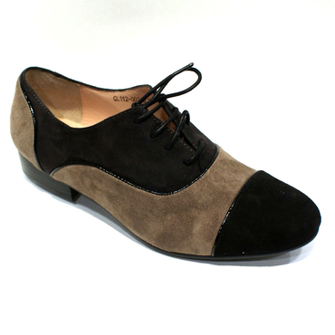 Туфли женские  GL112-002-черный-хаки