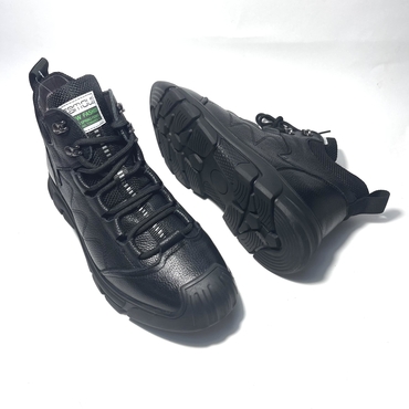 Ботинки мужские 77028-черный нат. кожа — фото 5