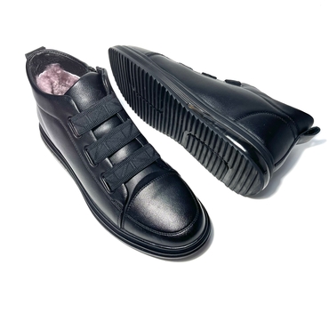 Ботинки мужские W2233-черный иск. кожа — фото 5