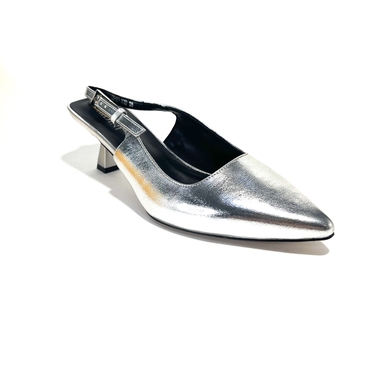 Туфли летние женские 5155-527-363D-серебряный