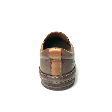 Туфли мужские летние Л233КП-коричневый — фото 3