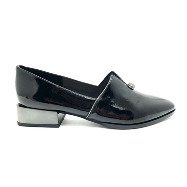 Туфли женские 1F2021-1155-W381A/5-0/6-черный нат. лак — фото 4