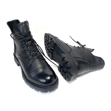 Ботинки женские D5999E-H-R-черный нат. кожа — фото 5