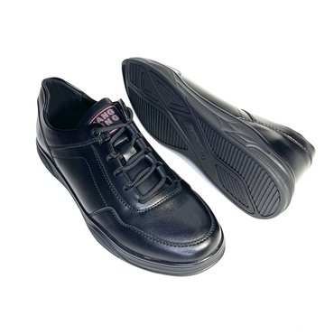 Туфли спортивные мужские V-RS66118-черный иск. кожа — фото 5