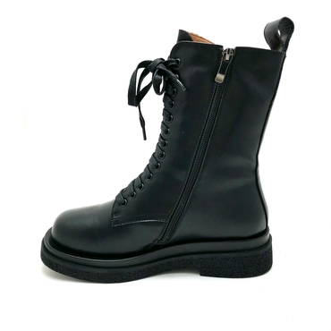 Ботинки женские HM1625-1-черный — фото 2
