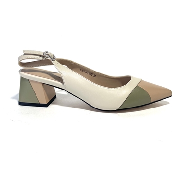 Туфли женские 5155-440-232D-бежевый нат.кожа — фото 4