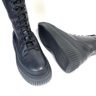 Ботинки женские Б2157ЧП-черный нат. кожа — фото 5