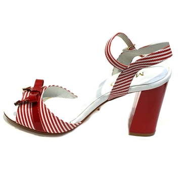Туфли женские 268-210-красно-белый — фото 4