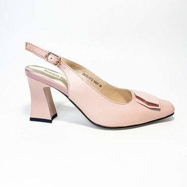 Туфли летние женские C4372-3772-1468T/3-5/6-розовый нат. кожа — фото 4