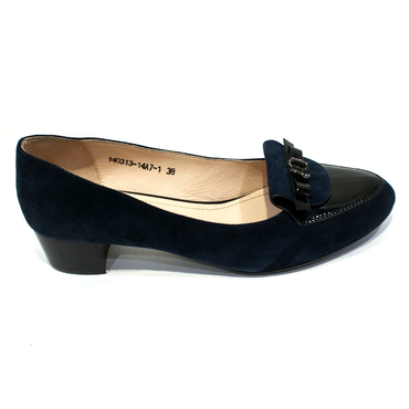 Туфли женские  140313-14A7-1-сине-черный — фото 3