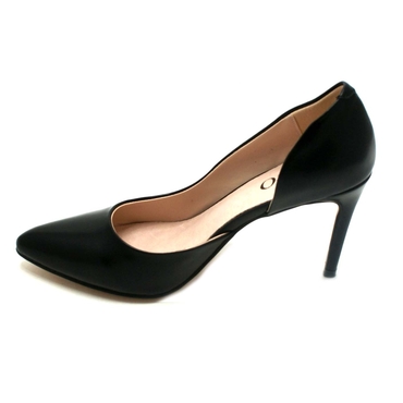 Туфли женские D046-S1613-2-черный иск. кожа — фото 3
