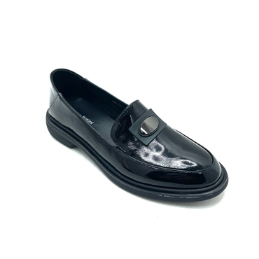 Туфли женские LD53-GS91-QP113TA/5-0/6-черный нат. наплак