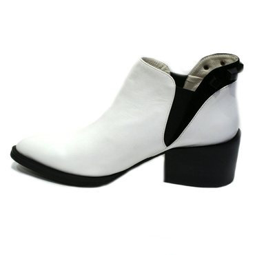 Ботинки женские D810-2-бело-черный — фото 4