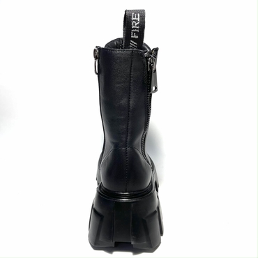 Ботинки женские М2002ЧП-черный нат. кожа — фото 3