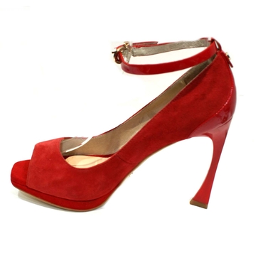 Туфли женские 629-FA16-красный — фото 4