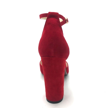 Туфли женские летние  A150-447-красный — фото 3