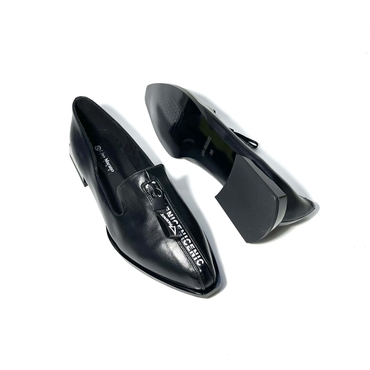 Туфли женские R146-черный иск. кожа — фото 5
