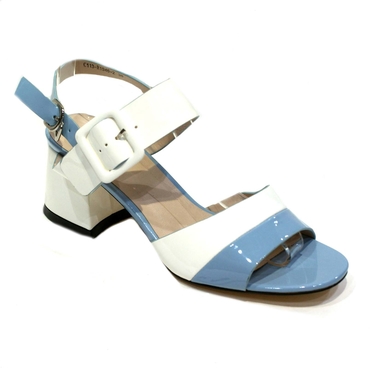 Туфли женские C113-R1946-2-бело-голубой