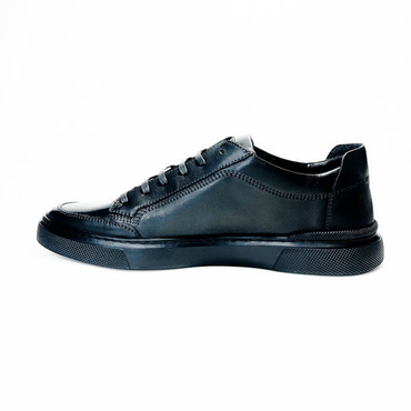 Туфли спортивные мужские MR06-410-1174-40B-черный нат. кожа — фото 2