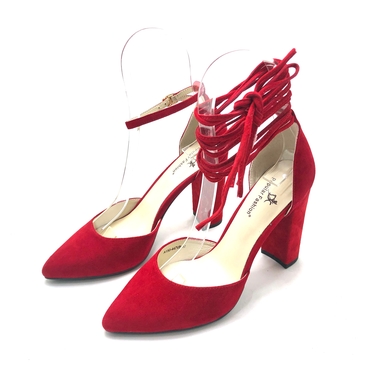 Туфли женские летние  A150-447-красный — фото 6