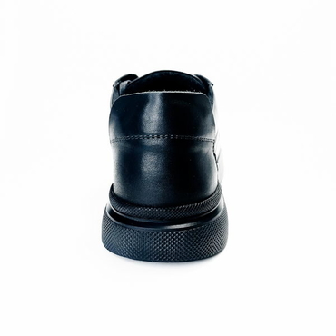 Туфли спортивные мужские MR06-410-1174-40B-черный нат. кожа — фото 3