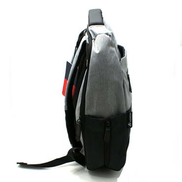 Рюкзак женский A-16006-черно-серый текстиль — фото 2