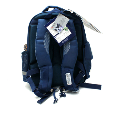 Рюкзак женский с ортопедической спинкой X491-синий текстиль — фото 3