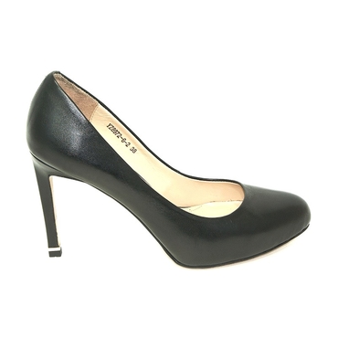 Туфли женские  YZ8972-6-черный, кожа — фото 3