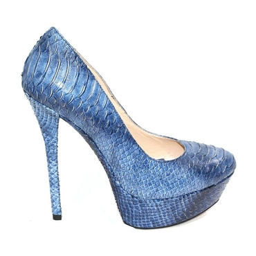Туфли женские  235-101-синий — фото 2