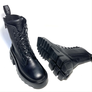 Ботинки женские М2002ЧП-черный нат. кожа — фото 5
