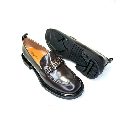 Туфли женские LD180-RA215-NP678TA-коричневый — фото 5