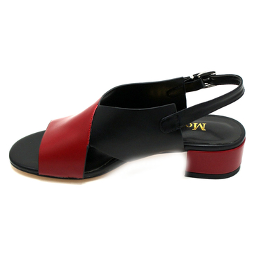 Туфли женские  590-V1007-черно-бордовый — фото 4