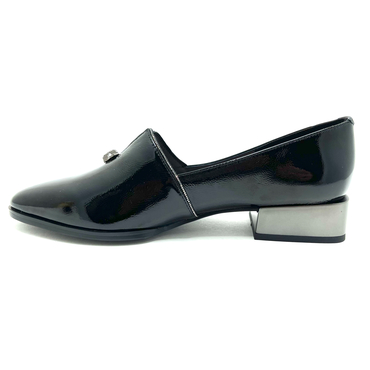 Туфли женские 1F2021-1155-W381A/5-0/6-черный нат. лак — фото 2