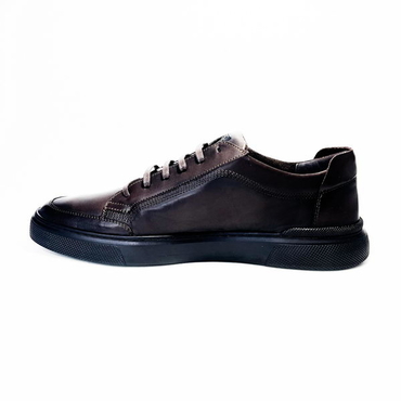 Туфли спортивные мужские MR06-410-1174-50B-коричневый нат.кожа — фото 2