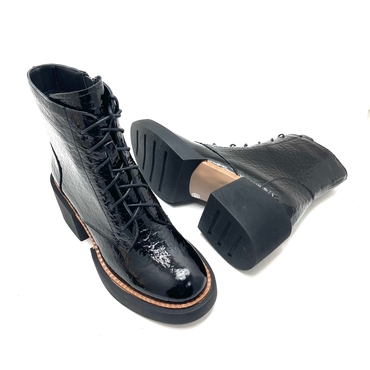 Ботинки женские D05401J-5656/5-0/6-черный нат. наплак — фото 5
