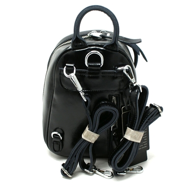 Сумка-рюкзак женская 6011-черный нат. кожа — фото 3