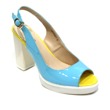 Туфли женские C98-R1843-4-голубой