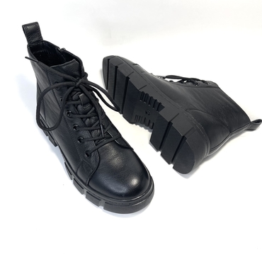 Ботинки женские D5778E-H-R-черный нат. кожа — фото 5