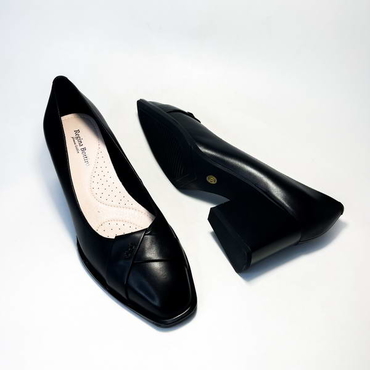 Туфли женские 4F2984F-2301-M896A/5-0/6-черный нат. кожа — фото 5